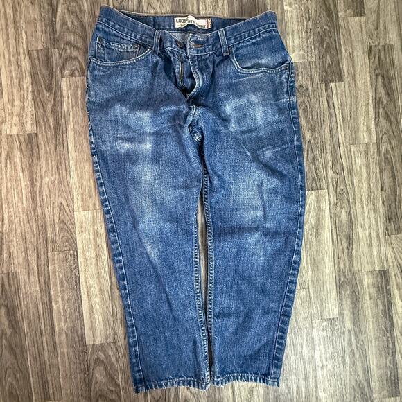 Levi’s 569 Loose Straight Jeans Blue Denim W33 L30 Made in Cambodia 100% Cotton - Picture 1 of 8